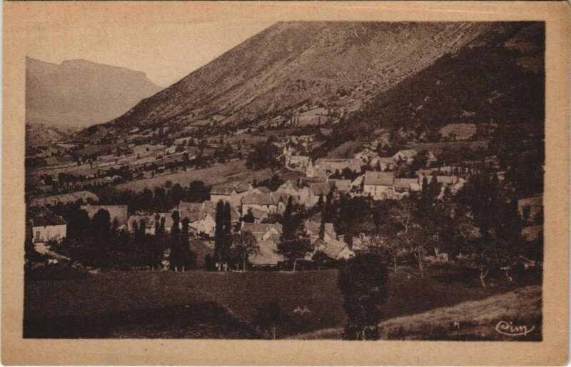 Carte postale ancienne Aspres-les-Corps Vue Generale