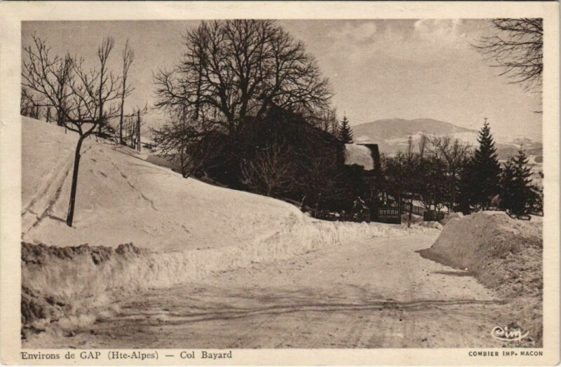 Carte postale ancienne Gap Environs - Col Bayard