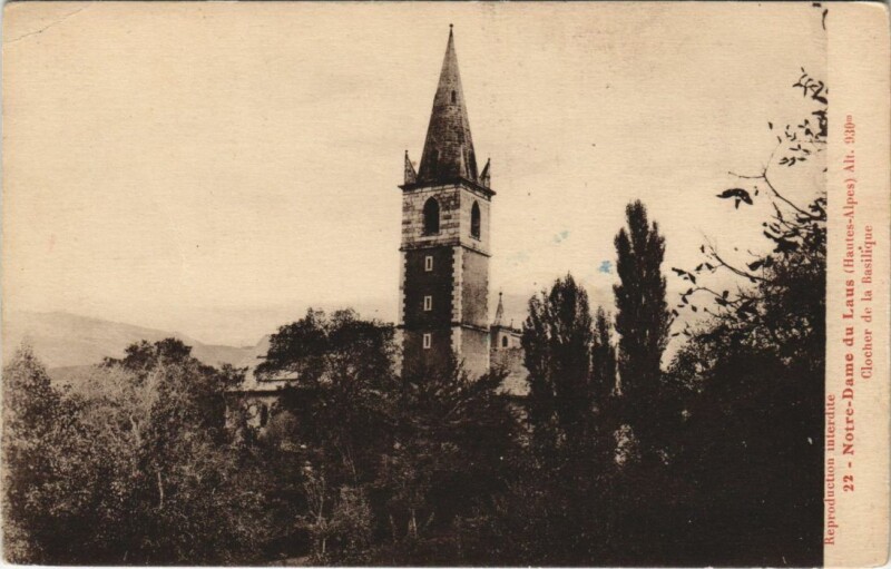Carte postale ancienne Saint-Etienne-Le-Laus Notre-Dame du Laus