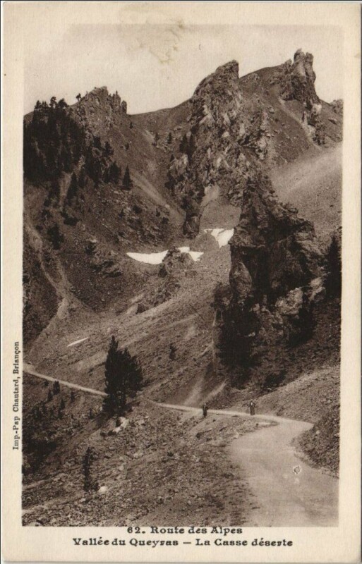 Carte postale ancienne Vallee de Queyras - La Casse Deserte