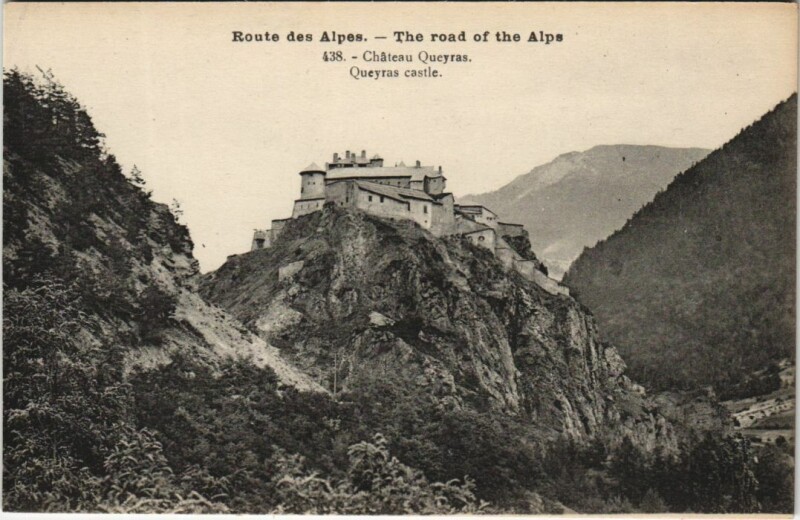 Carte postale ancienne Chateau Queyras