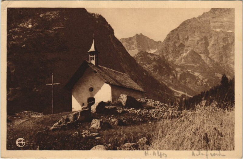 Carte postale ancienne La Chapelle d'Ailefroide