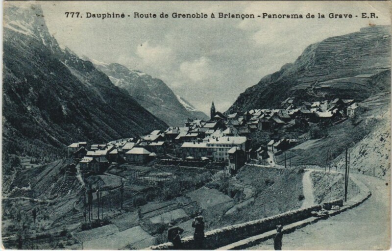 Carte postale ancienne La Grave Panorama à La Grave