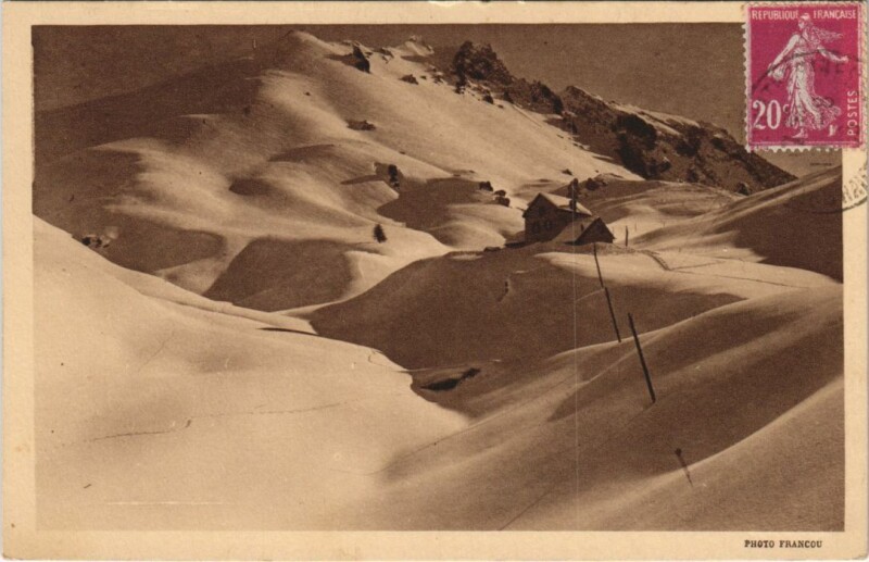 Carte postale ancienne Le Col d'Izoard