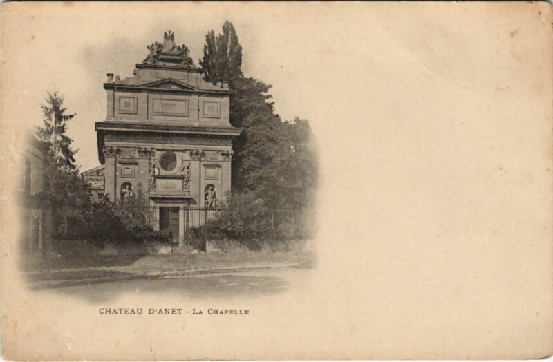 Carte postale ancienne Anet Chateau, la Chapelle France