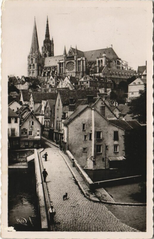 Carte postale ancienne Chartres Cathedrale France à Chartres