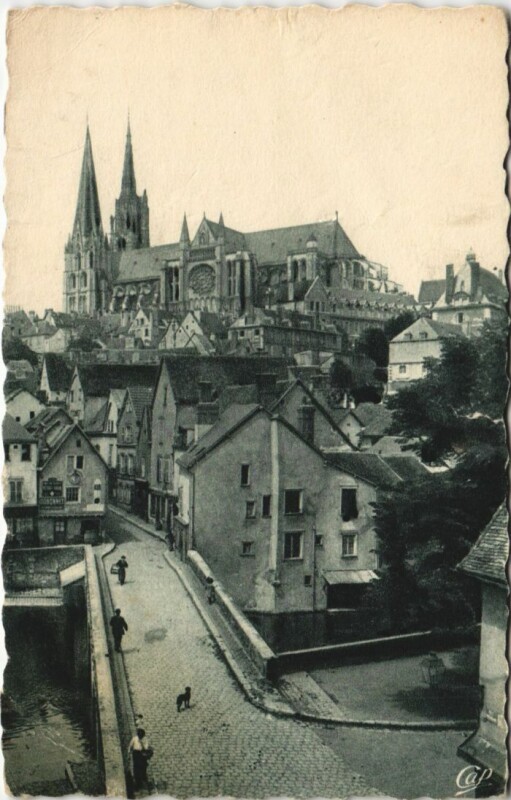Carte postale ancienne Chartres Cathedrale France à Chartres