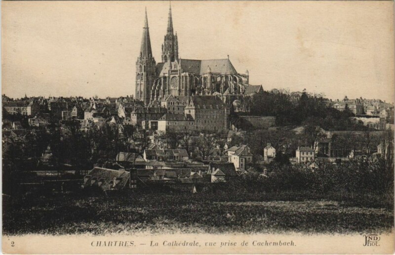 Carte postale ancienne Chartres Cathedrale France à Chartres