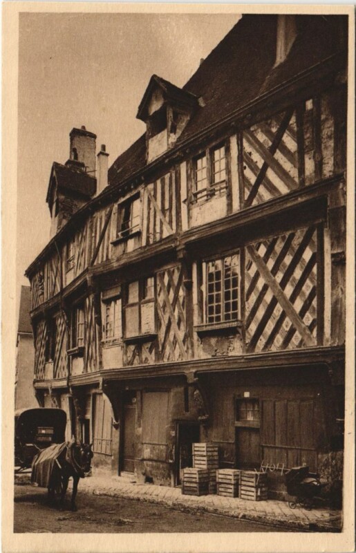 Carte postale ancienne Chartres Maison du Saumon France à Chartres