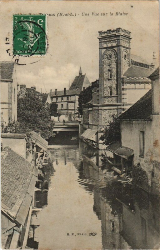 Carte postale ancienne Dreux Une vue sur la Blaise France à Dreux