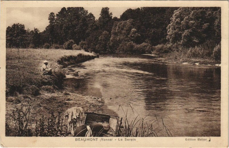 Carte postale ancienne Beaumont Le Serein France à Beaumont