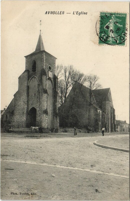 Carte postale ancienne Avrolles L'Eglise France