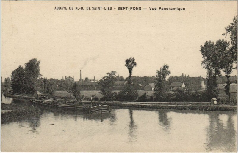 Carte postale ancienne Dompierre-sur-Besbre Abbaye de N.-D. De Saint-Lieu - Sept-Fons à Dompierre-sur-Besbre