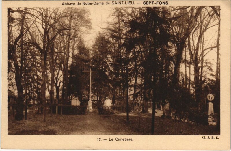 Carte postale ancienne Dompierre-sur-Besbre Abbaye de N.-D. De Saint-Lieu - Sept-Fons à Dompierre-sur-Besbre