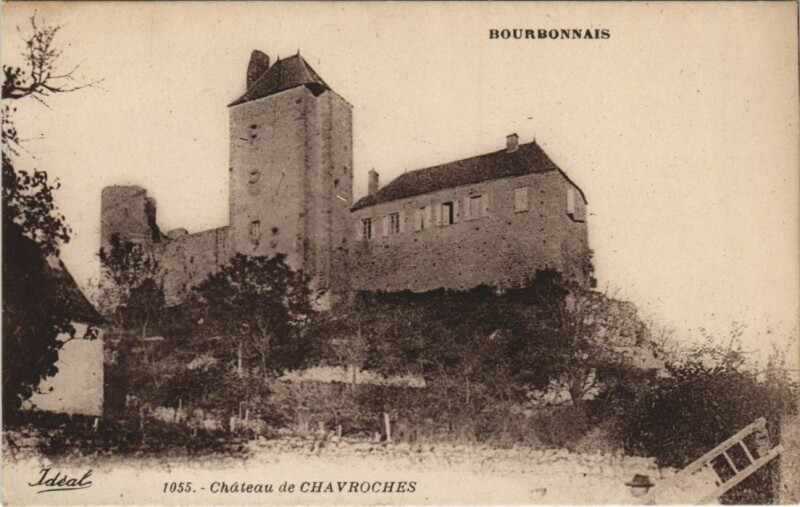 Carte postale ancienne Chateau de Chavroches à Chavroches