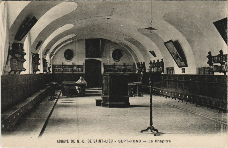 Carte postale ancienne Dompierre-sur-Besbre Abbaye de N.-D. De Saint-Lieu - Sept-Fons à Dompierre-sur-Besbre