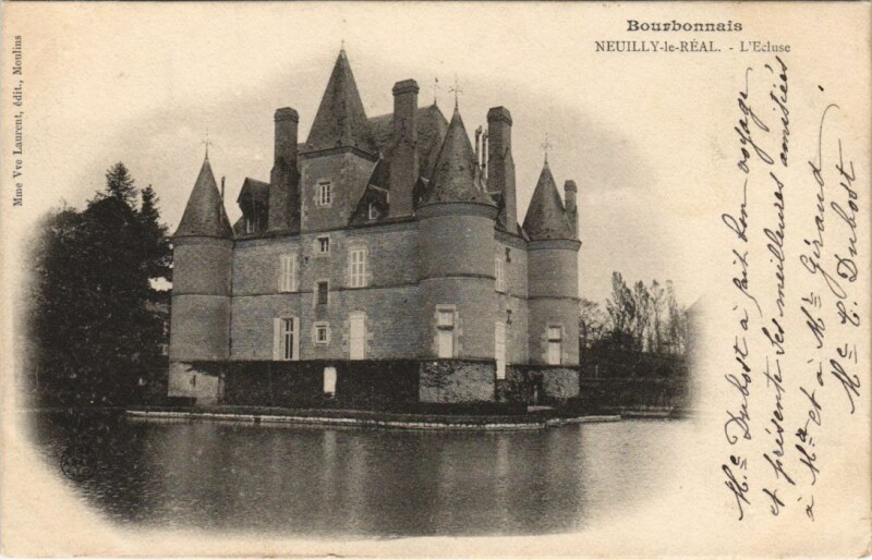 Carte postale ancienne Neuilly-le-Real L'Ecluse