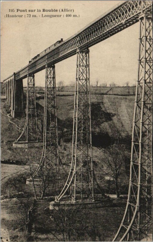 Carte postale ancienne Pont sur la Bouble