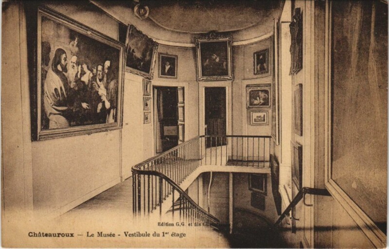 Carte postale ancienne Chateauroux Le Musee France