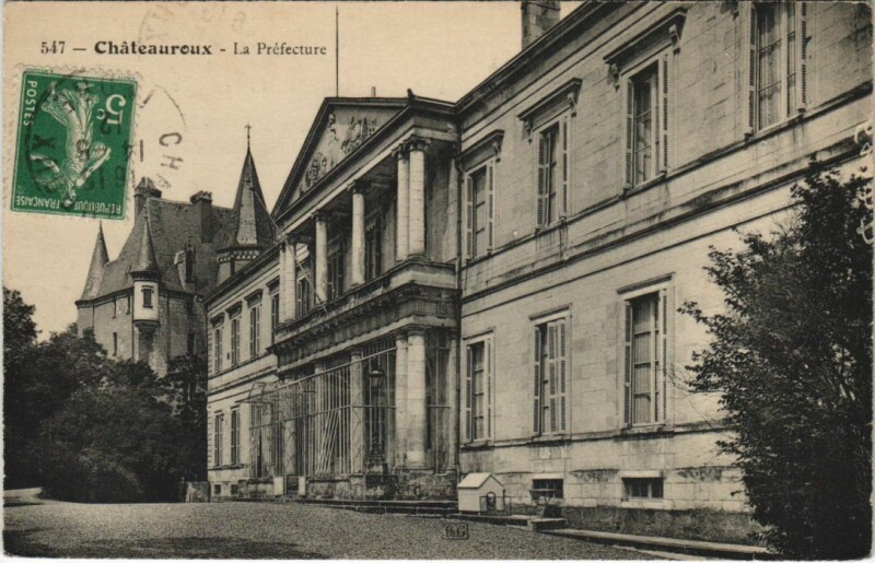 Carte postale ancienne Chateauroux La Prefecture France