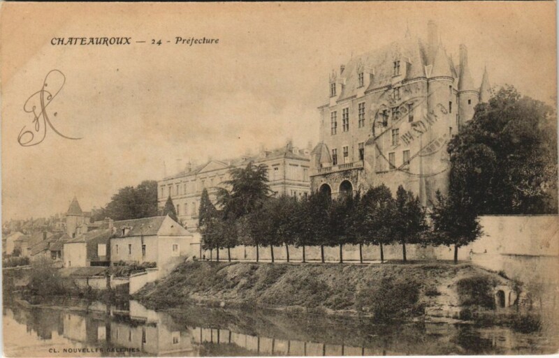 Carte postale ancienne Chateauroux Prefecture France