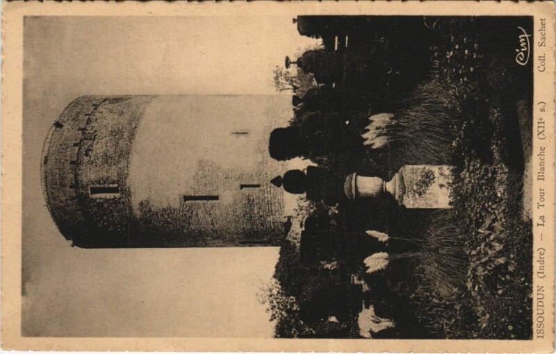 Carte postale ancienne Issoudun La Tour Blanche France à Issoudun