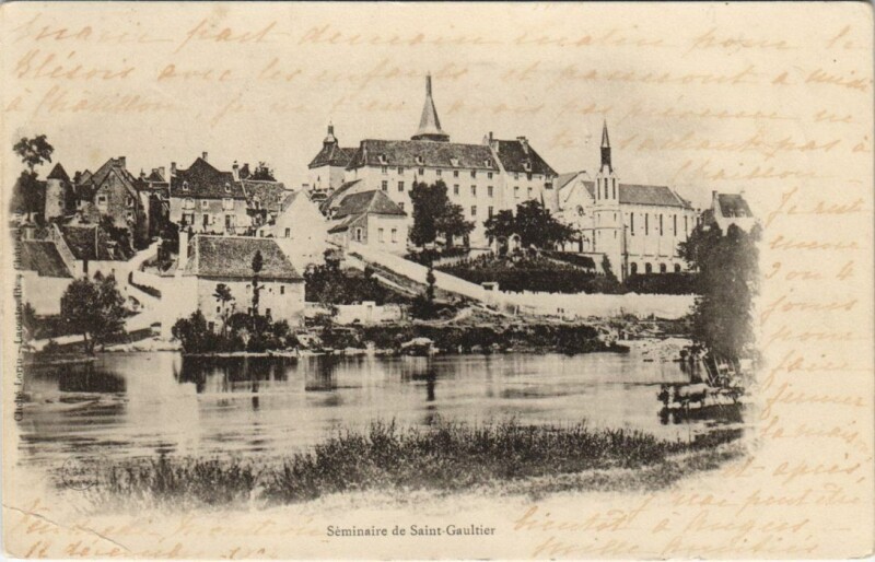 Carte postale ancienne Seminaire de Saint-Gaultier France à Saint-Gaultier