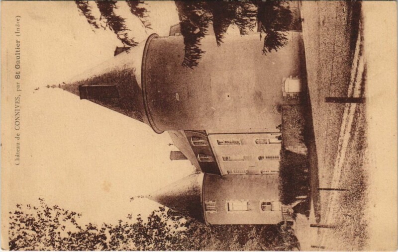 Carte postale ancienne Chateau de Connives, par St.Gaultier France