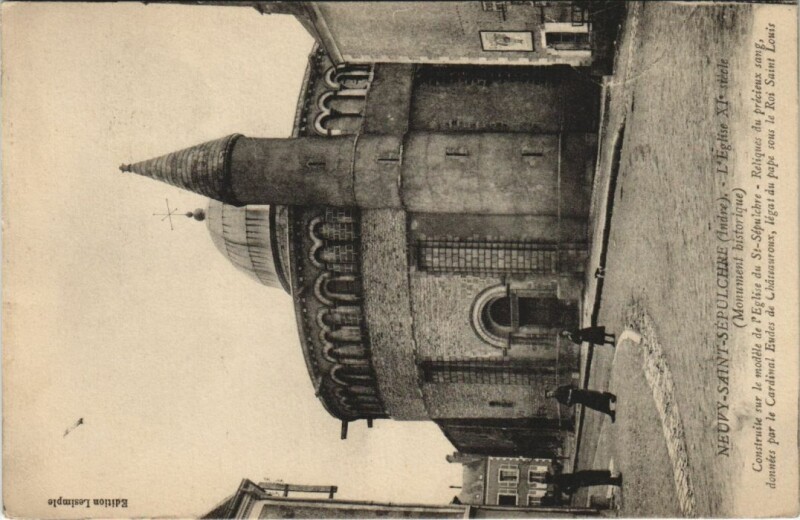 Carte postale ancienne Neuvy Saint Sepulchre L'Eglise France