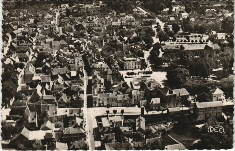 Carte postale ancienne Buzancais Vue Generale France