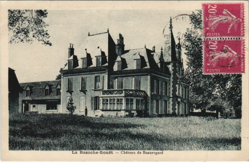 Carte postale ancienne La Bazoche-Gouet Chateau de Beauregard à La Bazoche-Gouet