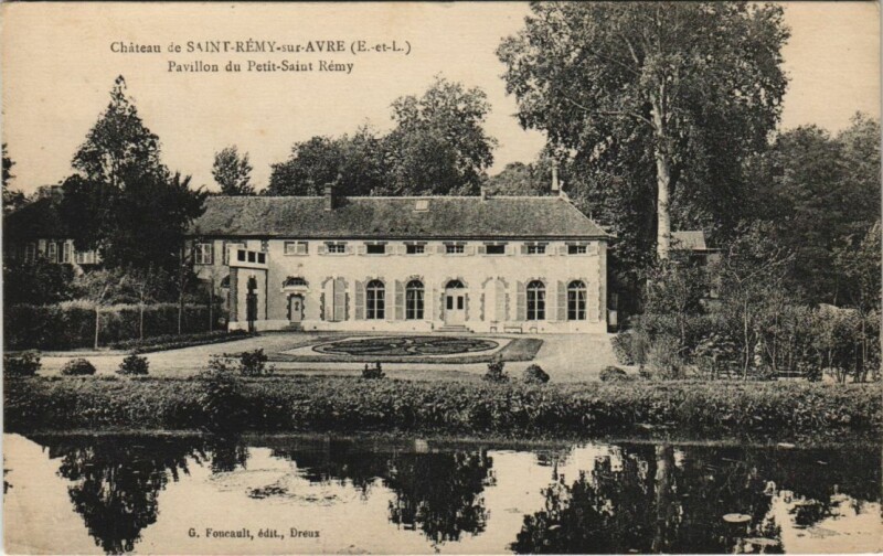 Carte postale ancienne Saint-Remy-sur-Avre Chateau - Pavillon du Petit-Saint-Remy