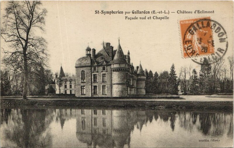 Carte postale ancienne Saint-Symphorien par Gallardon - Chateau d'Eclimont à Gallardon