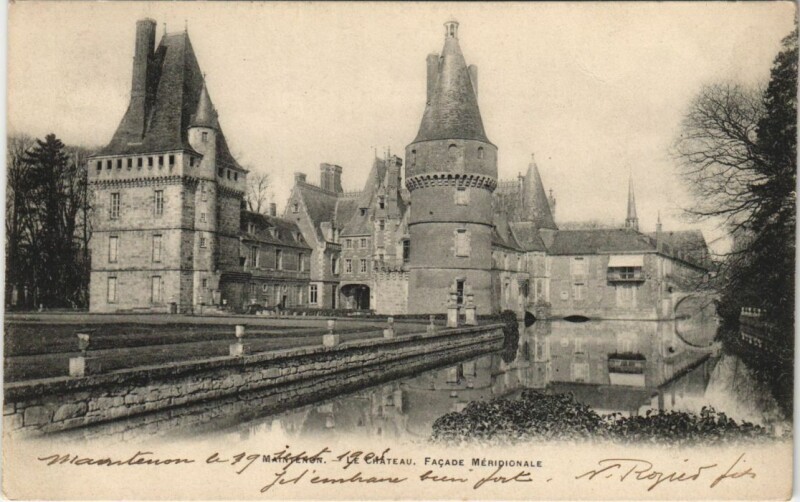Carte postale ancienne Maintenon Le Chateau - Facade Meridionale à Maintenon