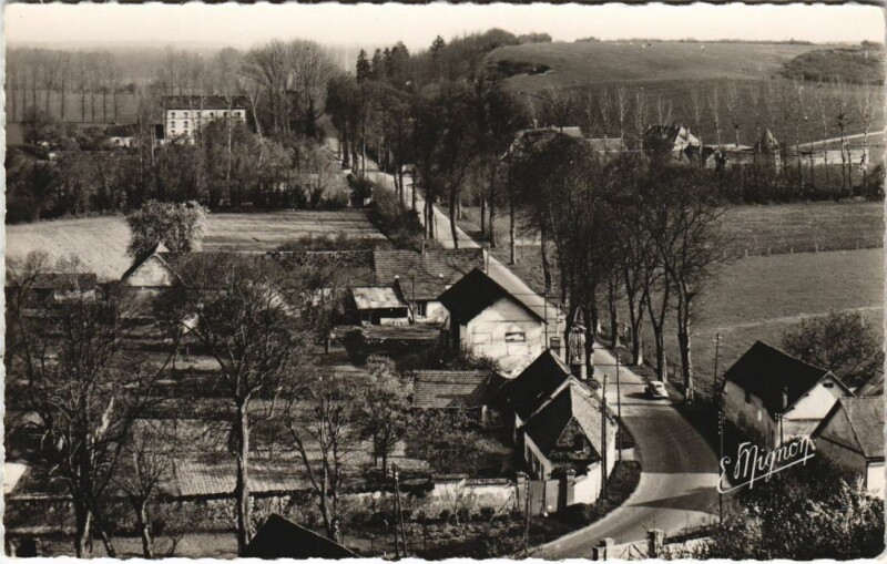Carte postale ancienne Nogent-le-Roi Panorama de Chandres - Le Moulin à Nogent-le-Roi