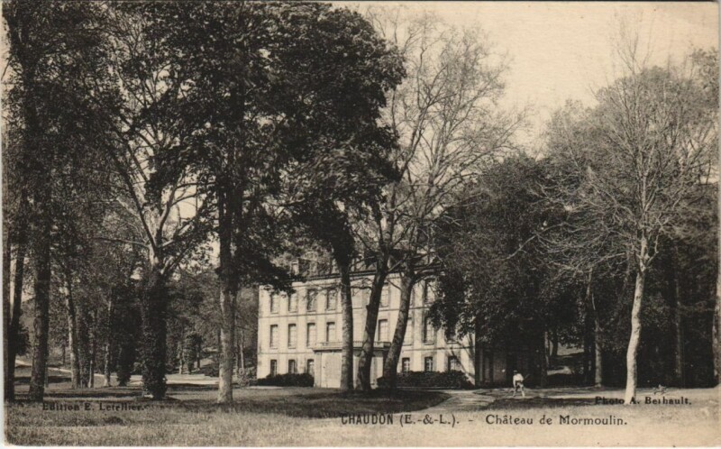 Carte postale ancienne Chaudon Chateau de Mormoulin à Chaudon
