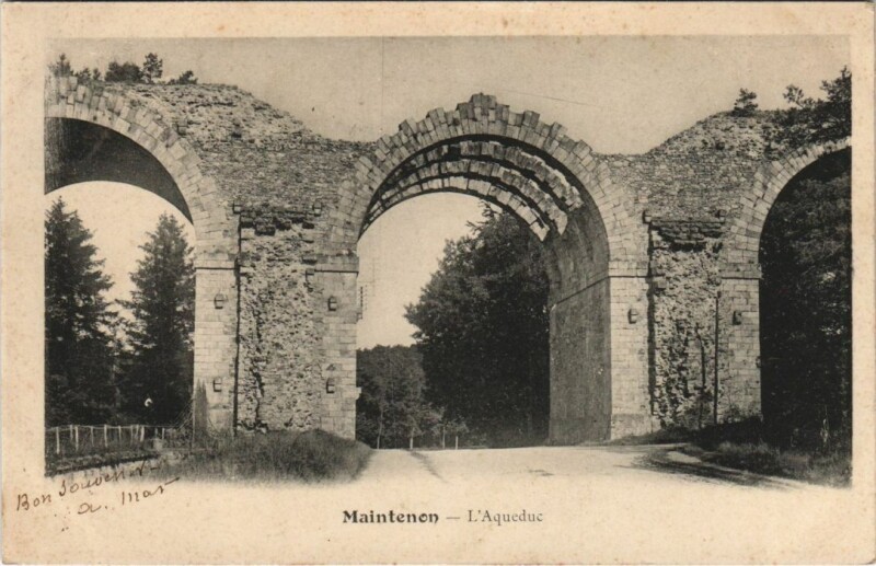 Carte postale ancienne Maintenon L'Aqueduc à Maintenon