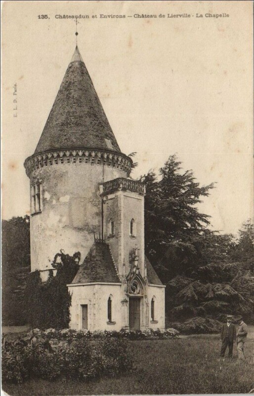 Carte postale ancienne Chateaudun et Environs - Chateau de Lierville - La Chapelle