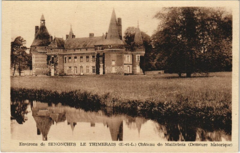 Carte postale ancienne Maillebois Chateau à Maillebois