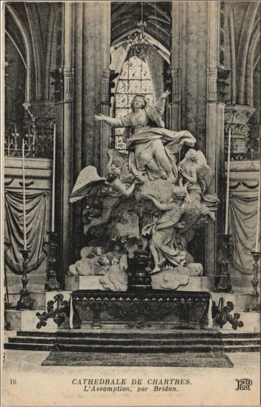 Carte postale ancienne Chartres Cathedrale - L'Assomption à Chartres
