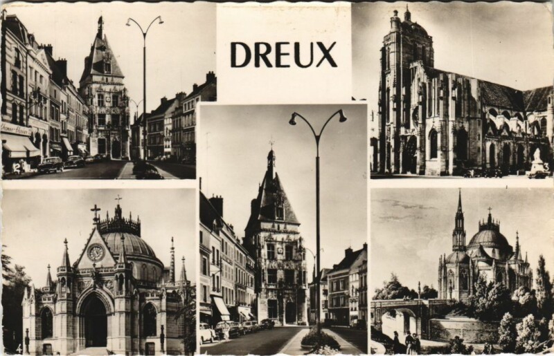 Carte postale ancienne Dreux Scenes à Dreux