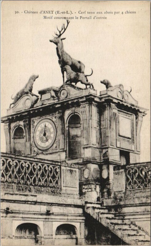 Carte postale ancienne Anet Chateau d'Anet - Monument
