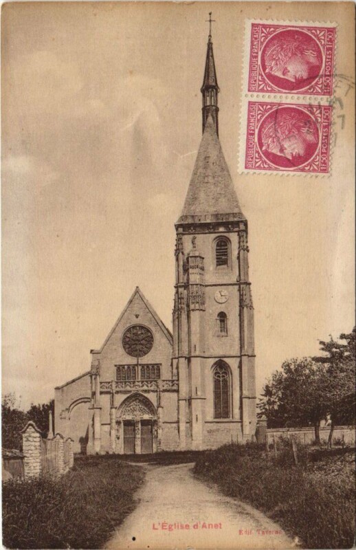 Carte postale ancienne Anet L'Eglise France