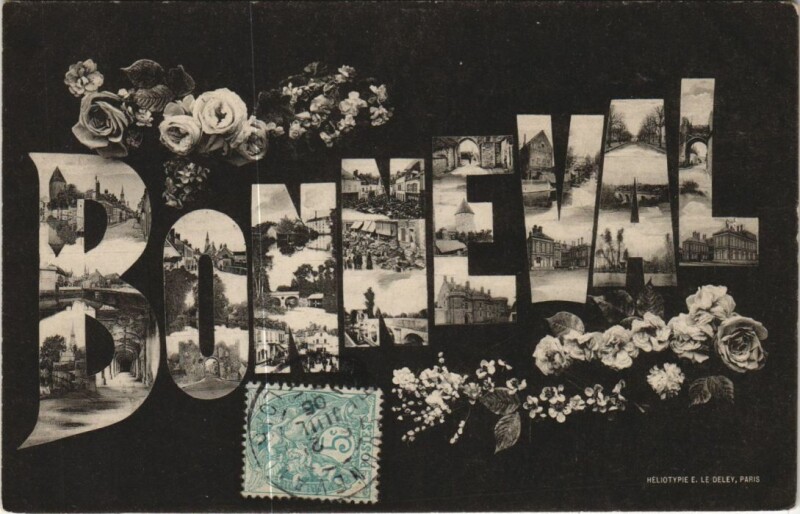 Carte postale ancienne Bonneval Souvenir France à Bonneval