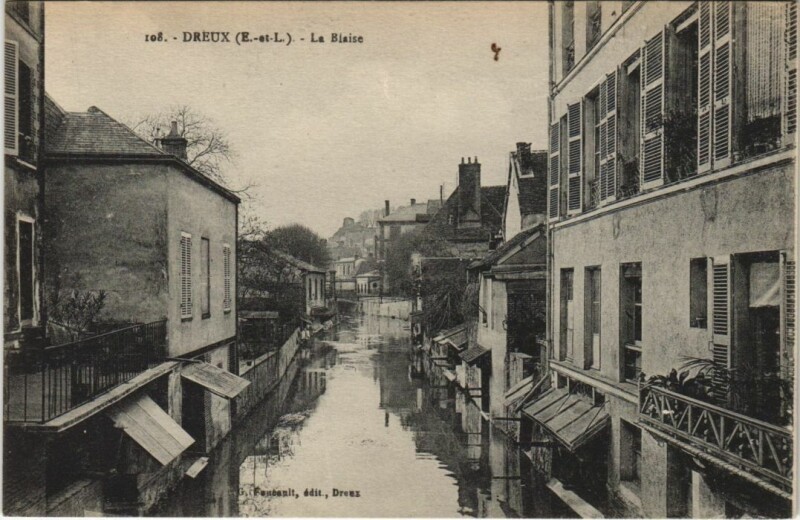 Carte postale ancienne Dreux La Blaise France à Dreux