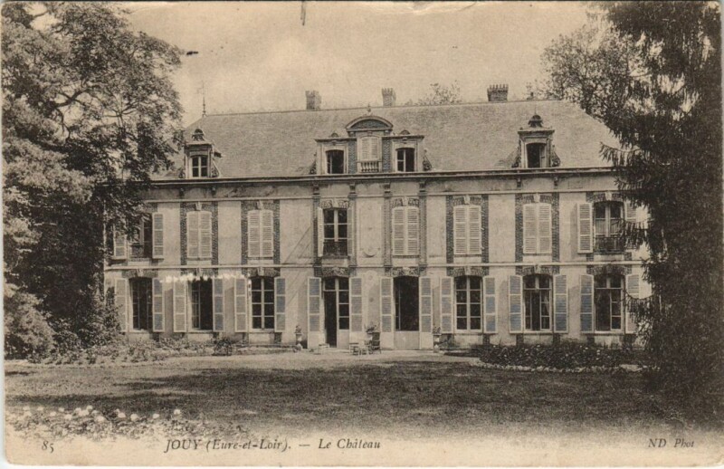 Carte postale ancienne Jouy Le Chateau France