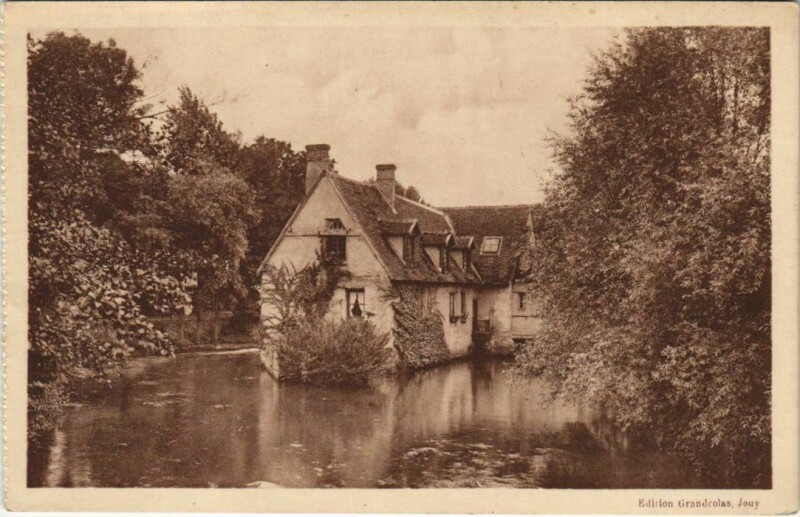 Carte postale ancienne Jouy Moulin de la Roche France