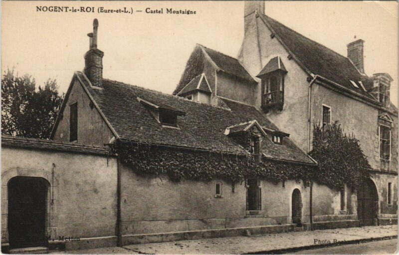 Carte postale ancienne Nogent le Roi Castel Montaigne France à Nogent-le-Roi