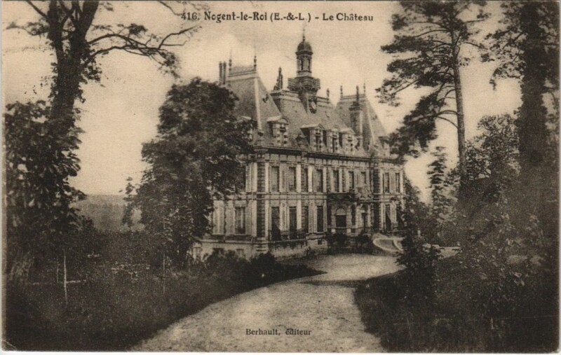 Carte postale ancienne Nogent le Roi Le Chateau France à Nogent-le-Roi