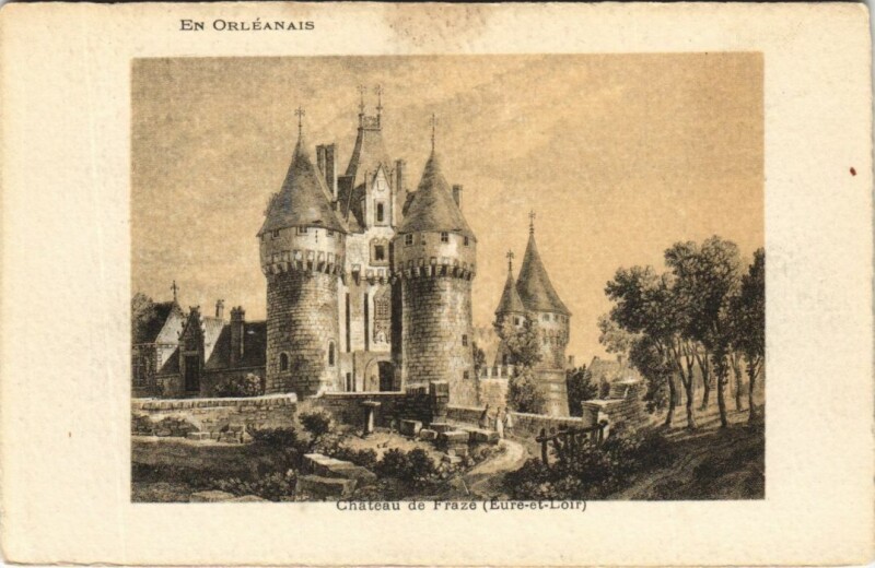 Carte postale ancienne Chateau de Fraze France